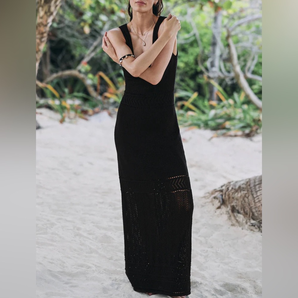 NWT Z Supply Tarelle Knit Crochet Maxi Dress